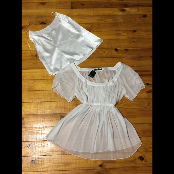 Tahari Tops - TAHARI Sheer Top